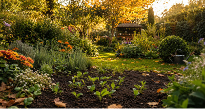 Graines de fleurs &agrave; semer en automne pour un jardin fleuri