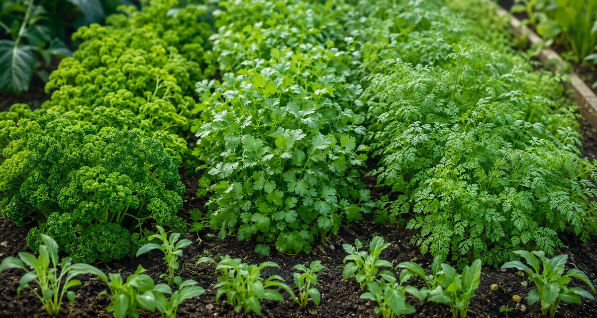 Persil, coriandre et cerfeuil : r&eacute;ussir les semis d&rsquo;aromatiques